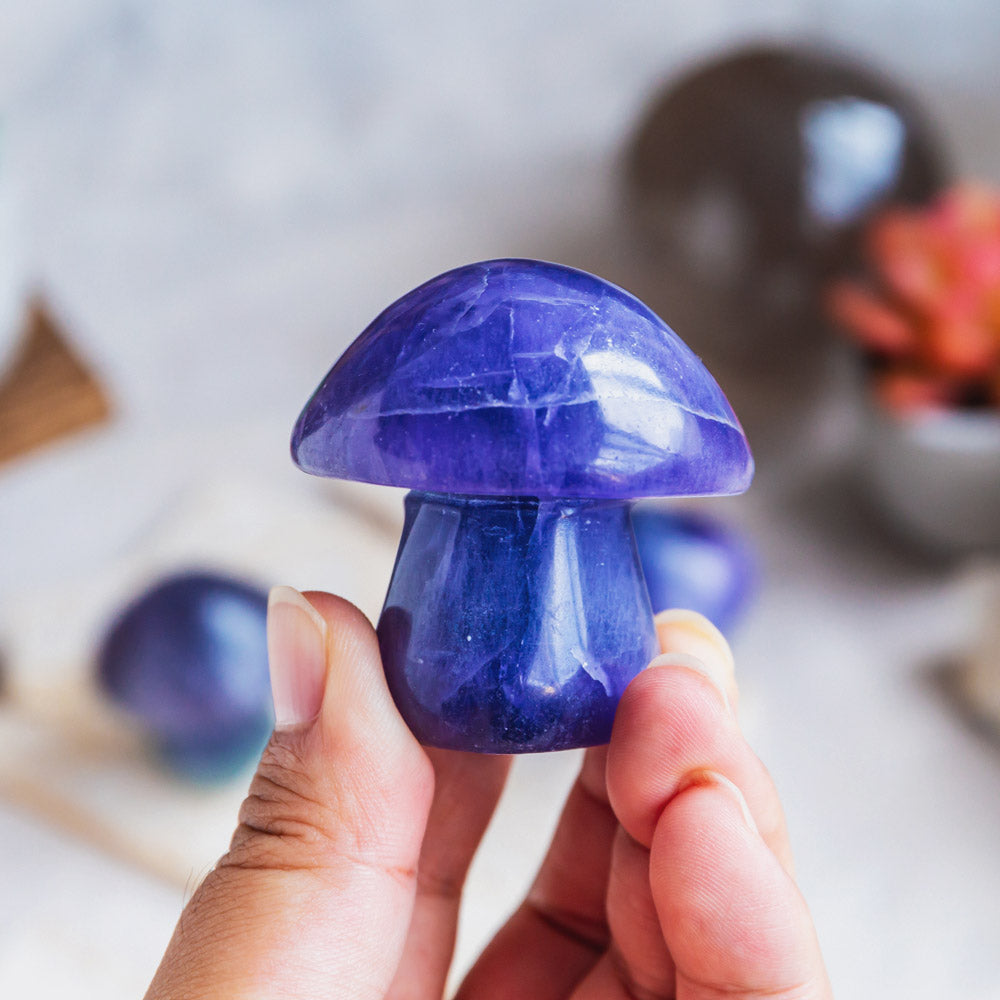 Fluorite Mushroom