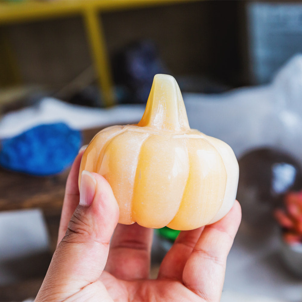 Orange Calcite Pumpkin