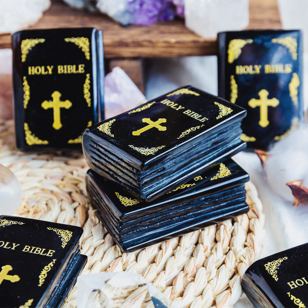 Black Obsidian Holy Bible