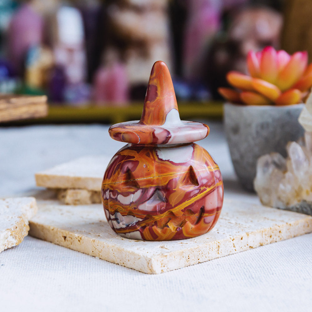 Norenna Jasper Wizard Hat Pumpkin