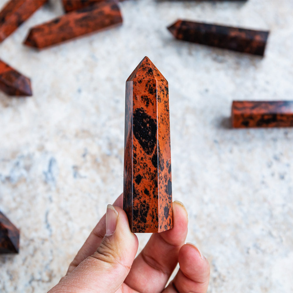 Mahogany Obsidian Point