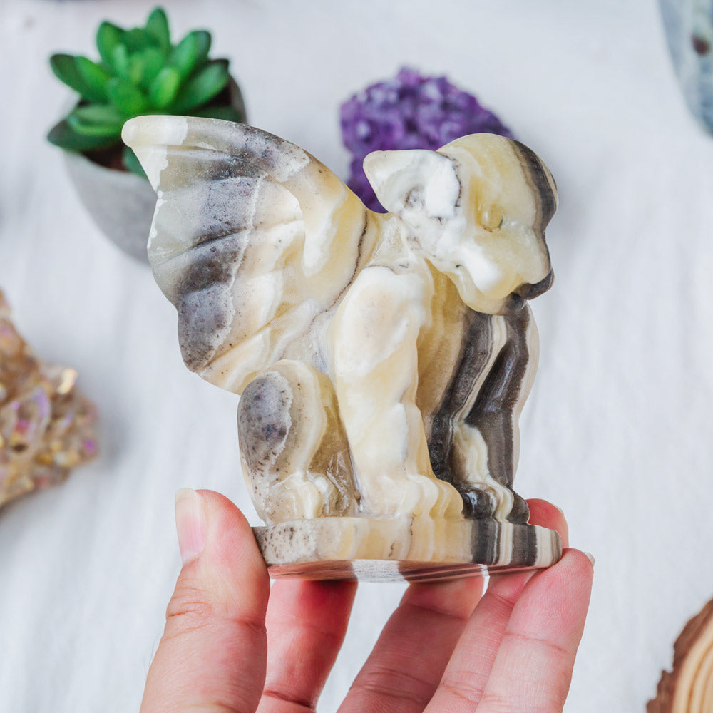 Zebra Calcite Gargoyle