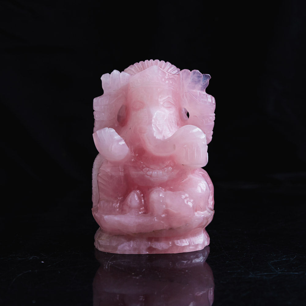 Rose Quartz Ganesha