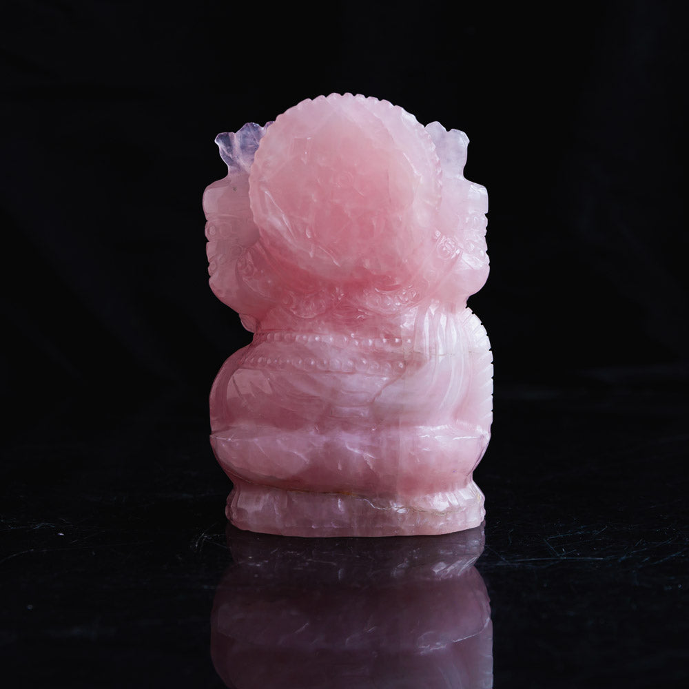 Rose Quartz Ganesha