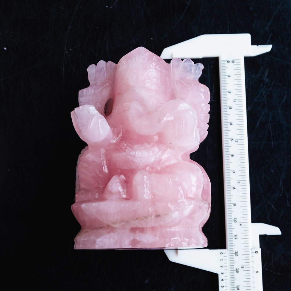 Rose Quartz Ganesha