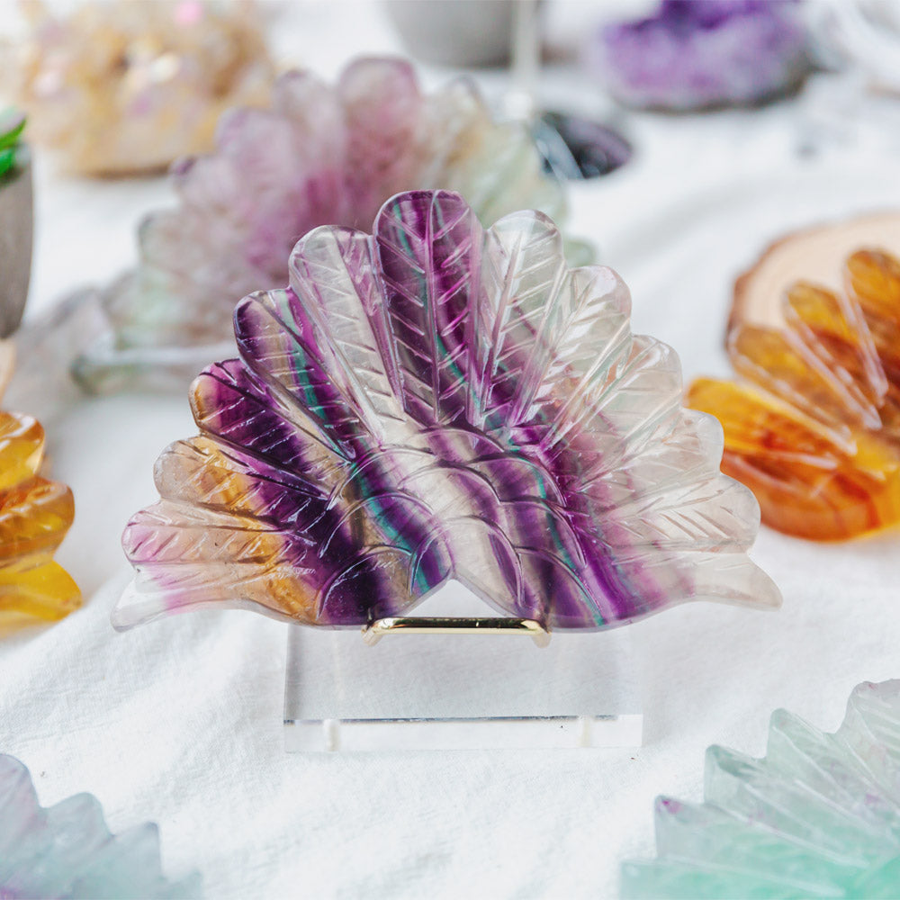 Fluorite Peacock Tail