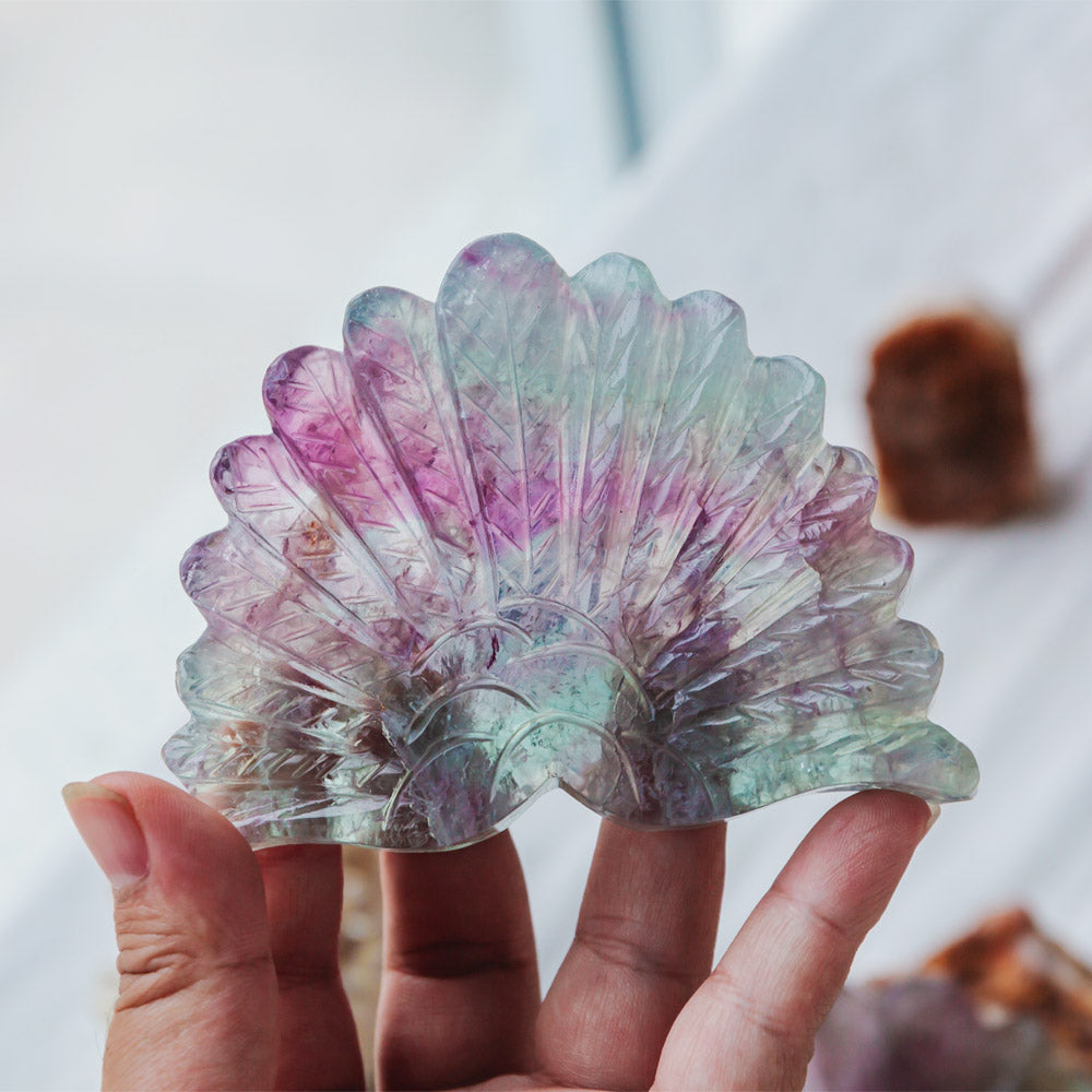 Fluorite Peacock Tail