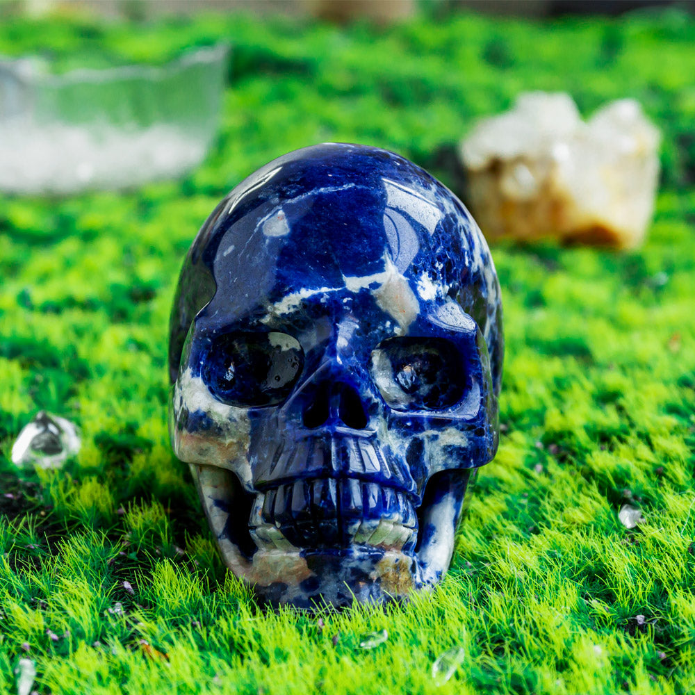 Sodalite Hollow out Skulls