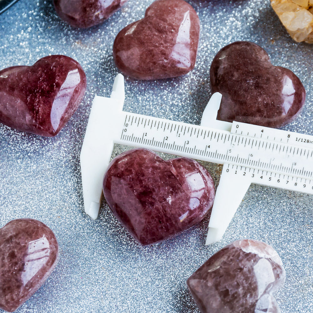 Strawberry Quartz Heart