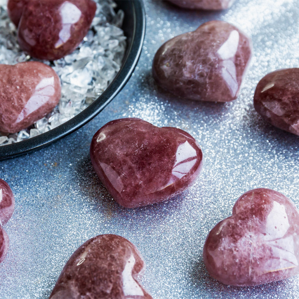 Strawberry Quartz Heart