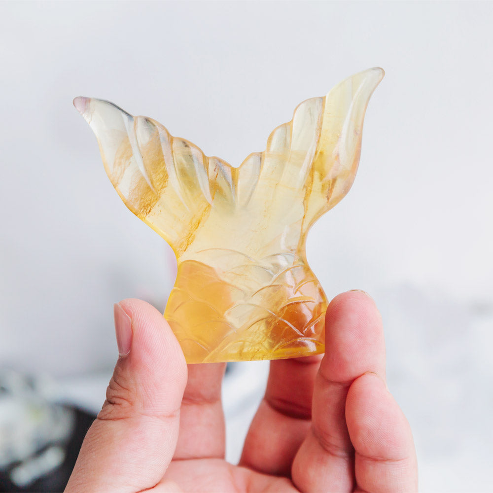 Fluorite Fish Tail