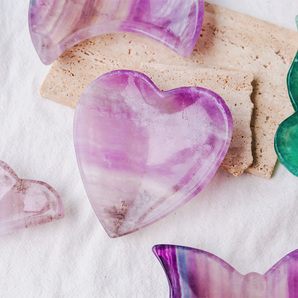 Purple Fluorite Butterfly Bowl