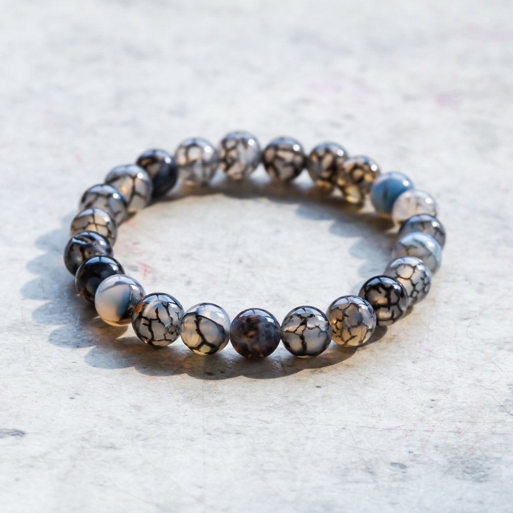 Snake Skin Agate Bracelet