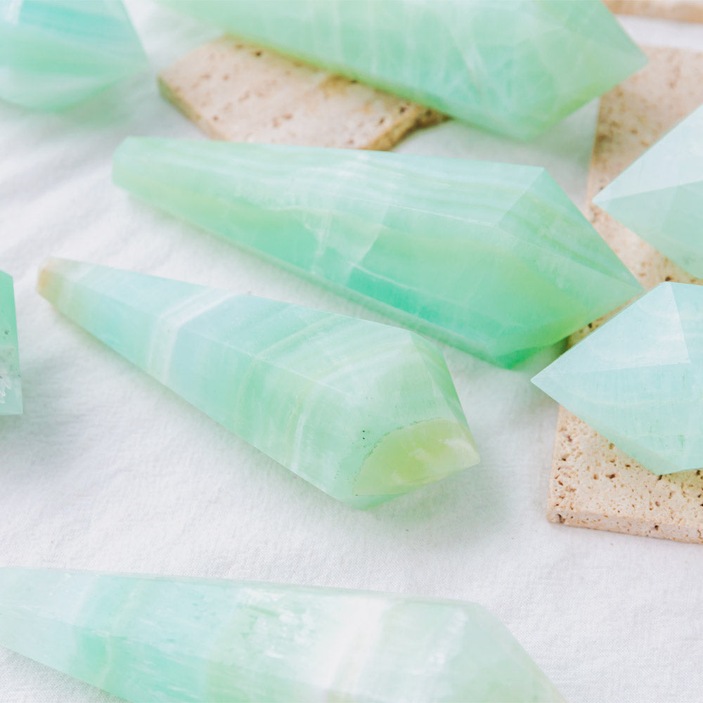 Caribbean Calcite Pendant Tower