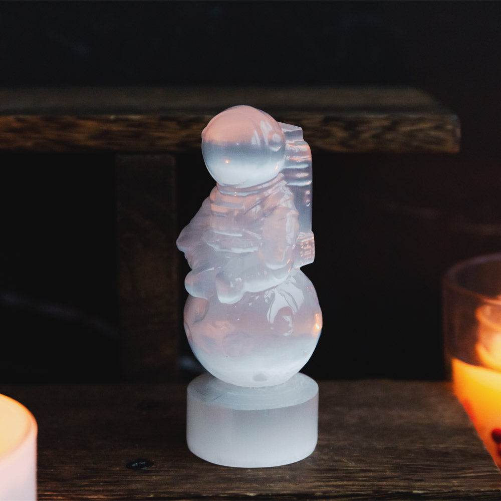 Selenite Animal Carving