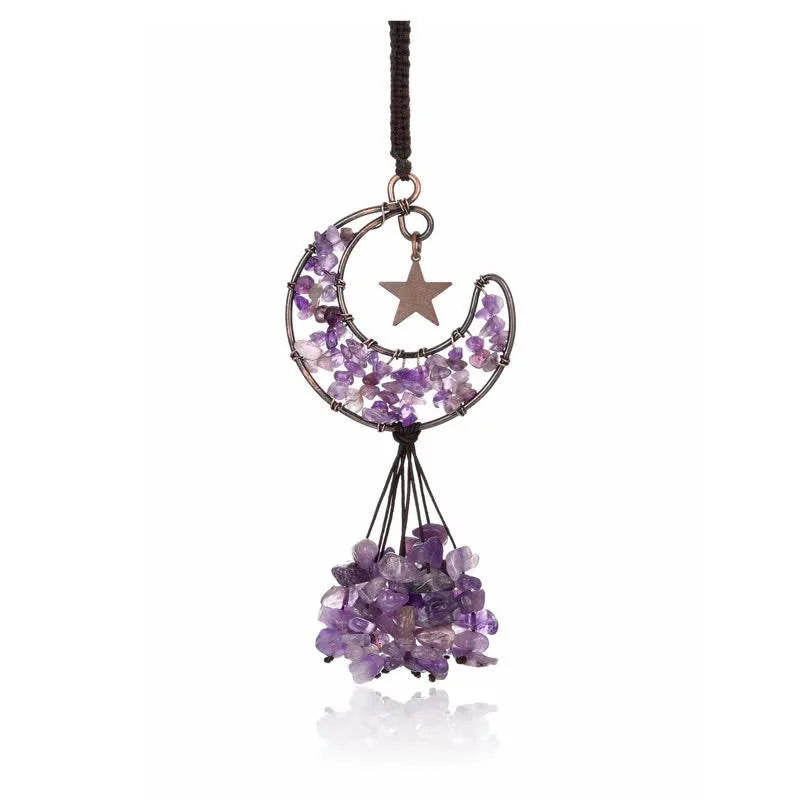 Moon And Star Chakra Crystal Wind Chime