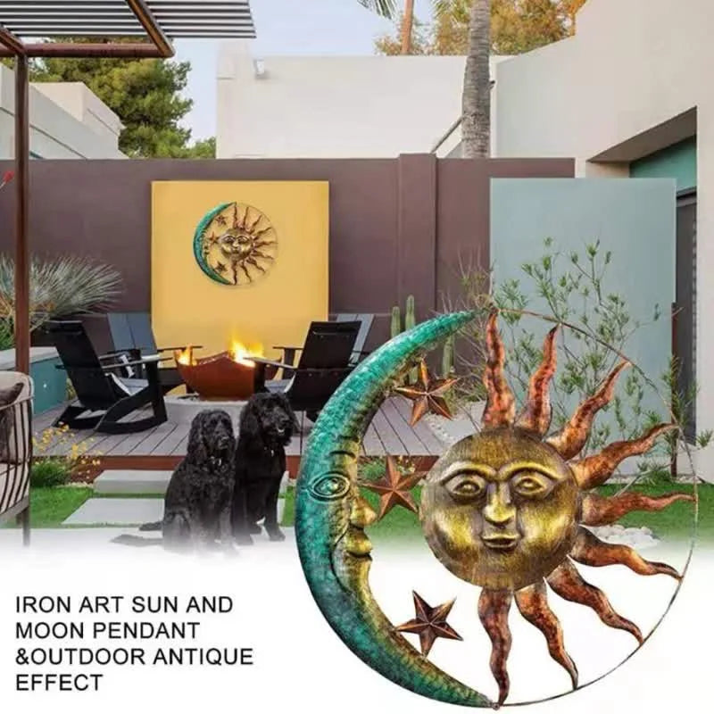 Sun Moon Face Wall Decor