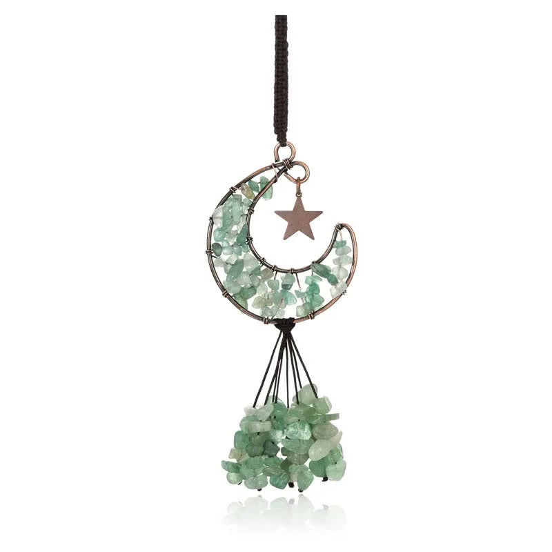 Moon And Star Chakra Crystal Wind Chime