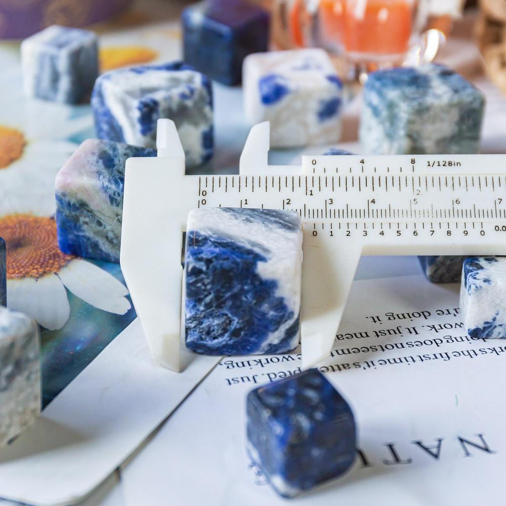 Blue Sodalite cube