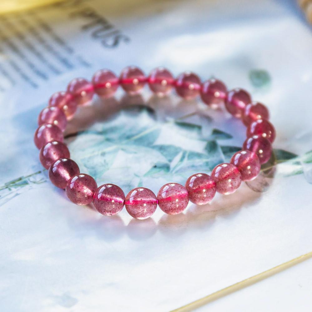 Strawberry Quartz Bracelet