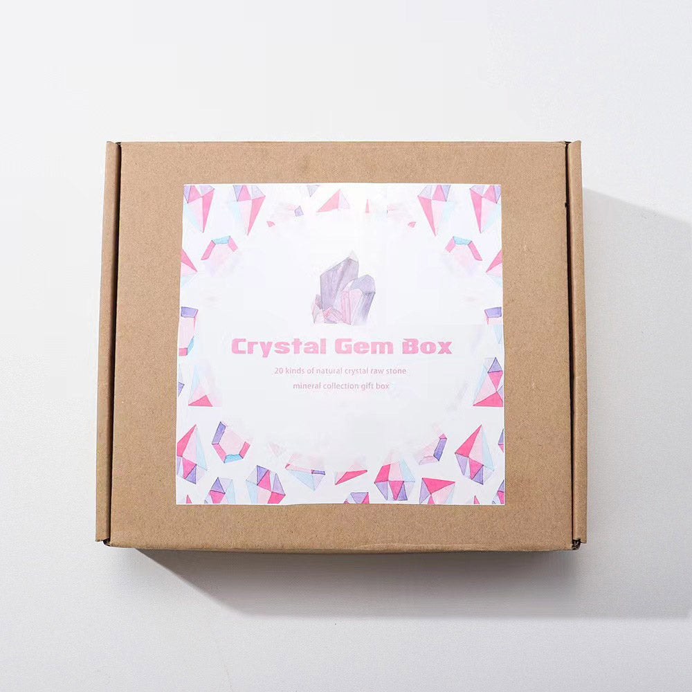 Crystal Raw Stone Gift Box