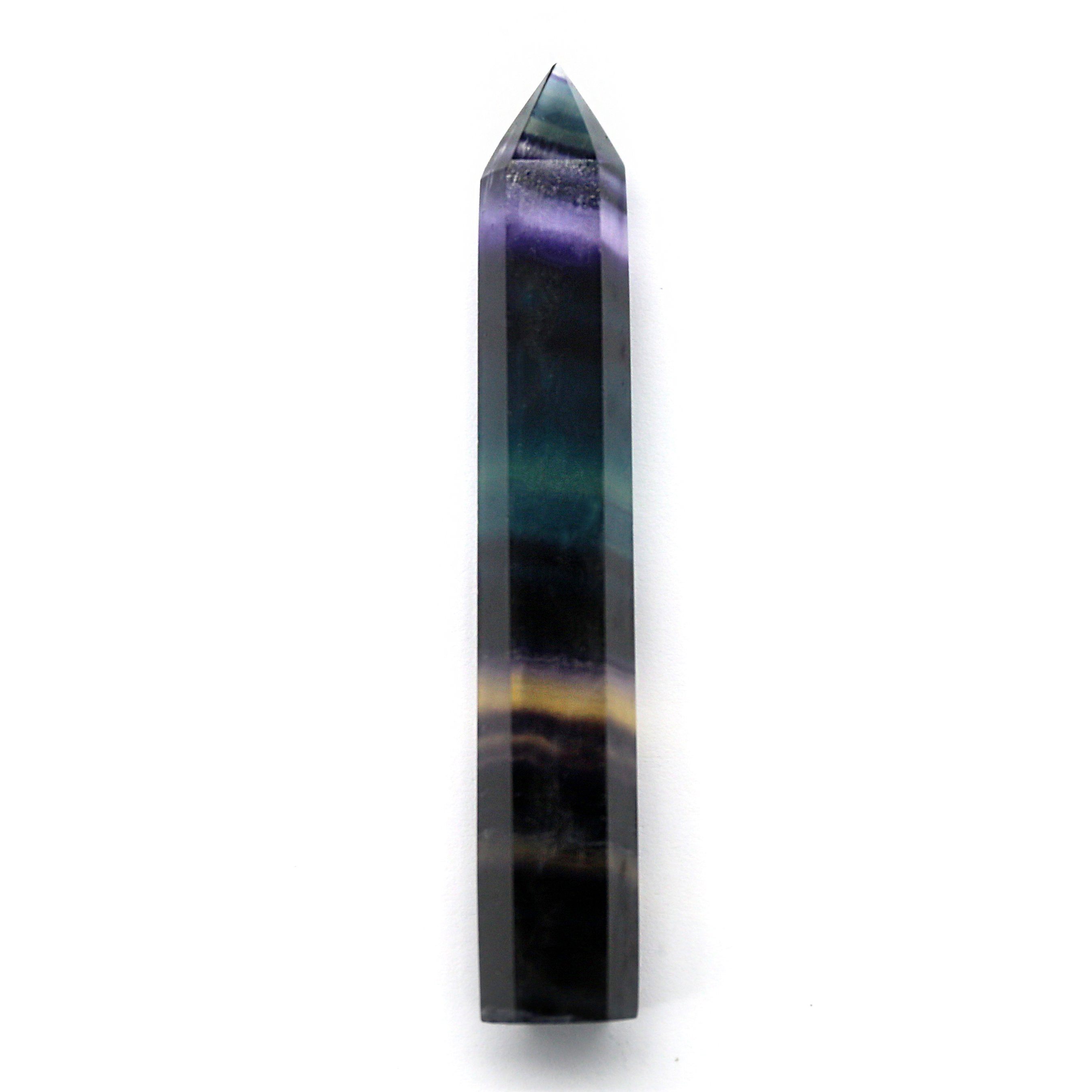 Rainbow Fluorite Point