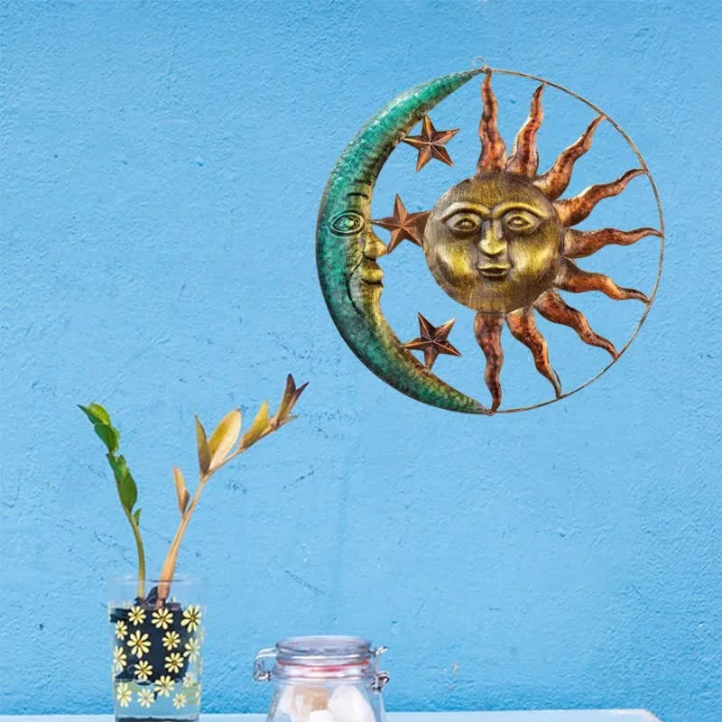 Sun Moon Face Wall Decor