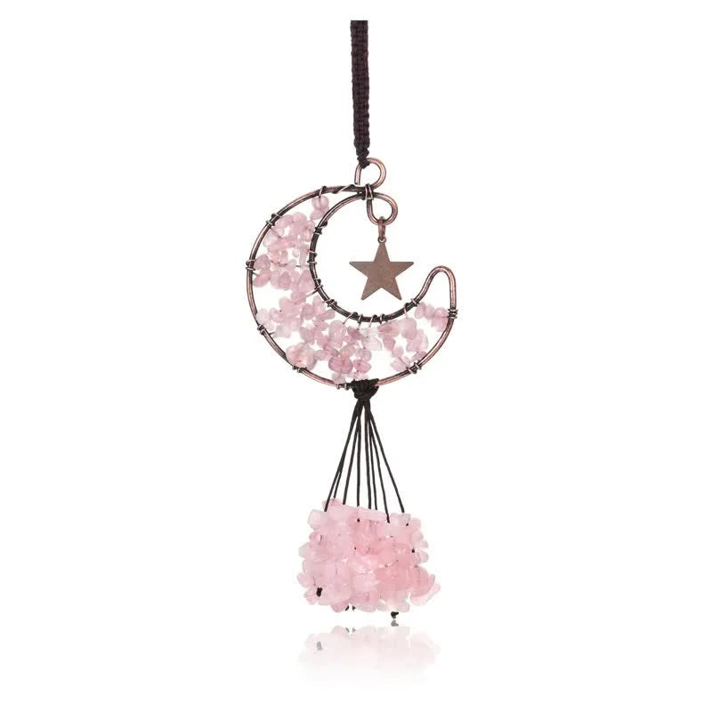 Moon And Star Chakra Crystal Wind Chime