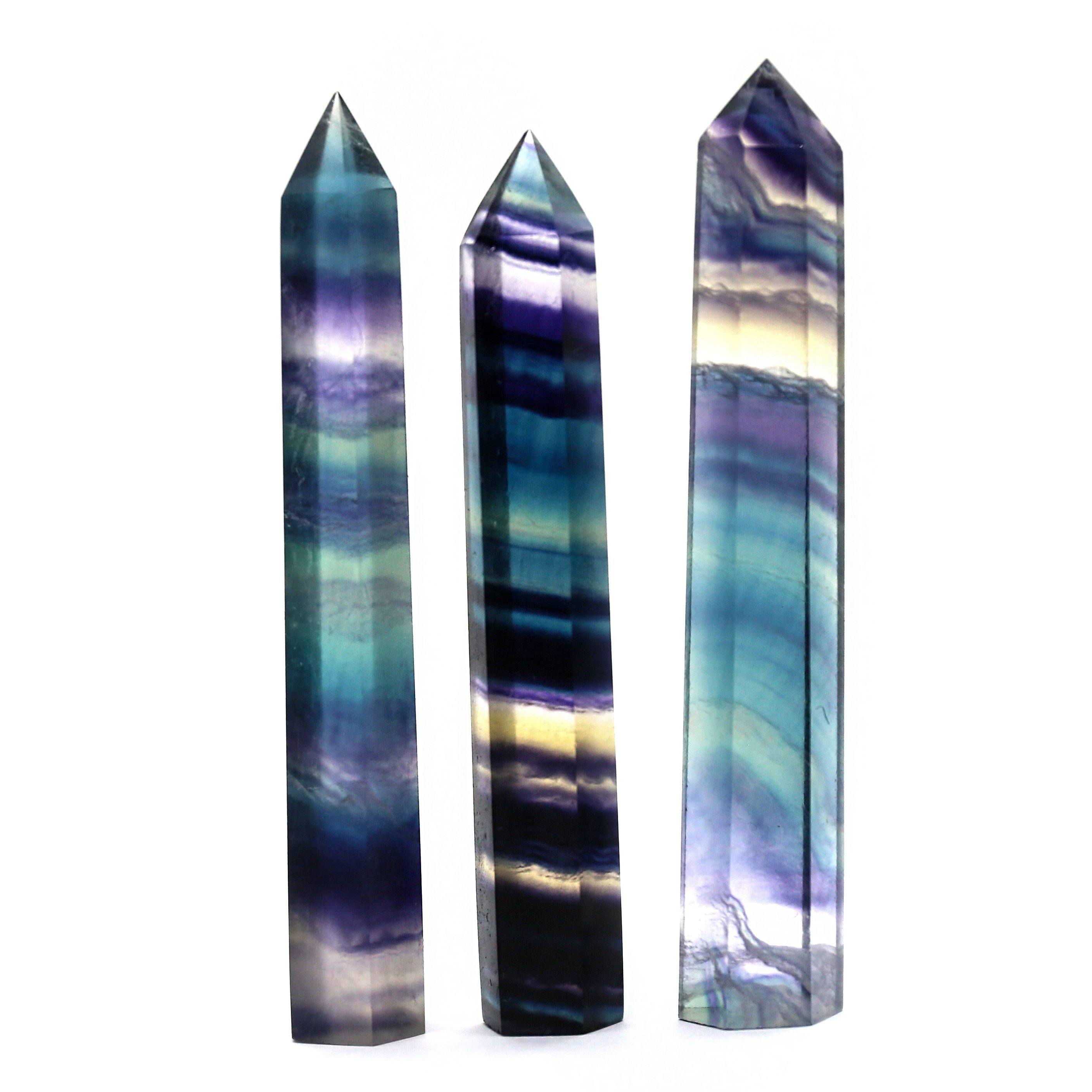 Rainbow Fluorite Point