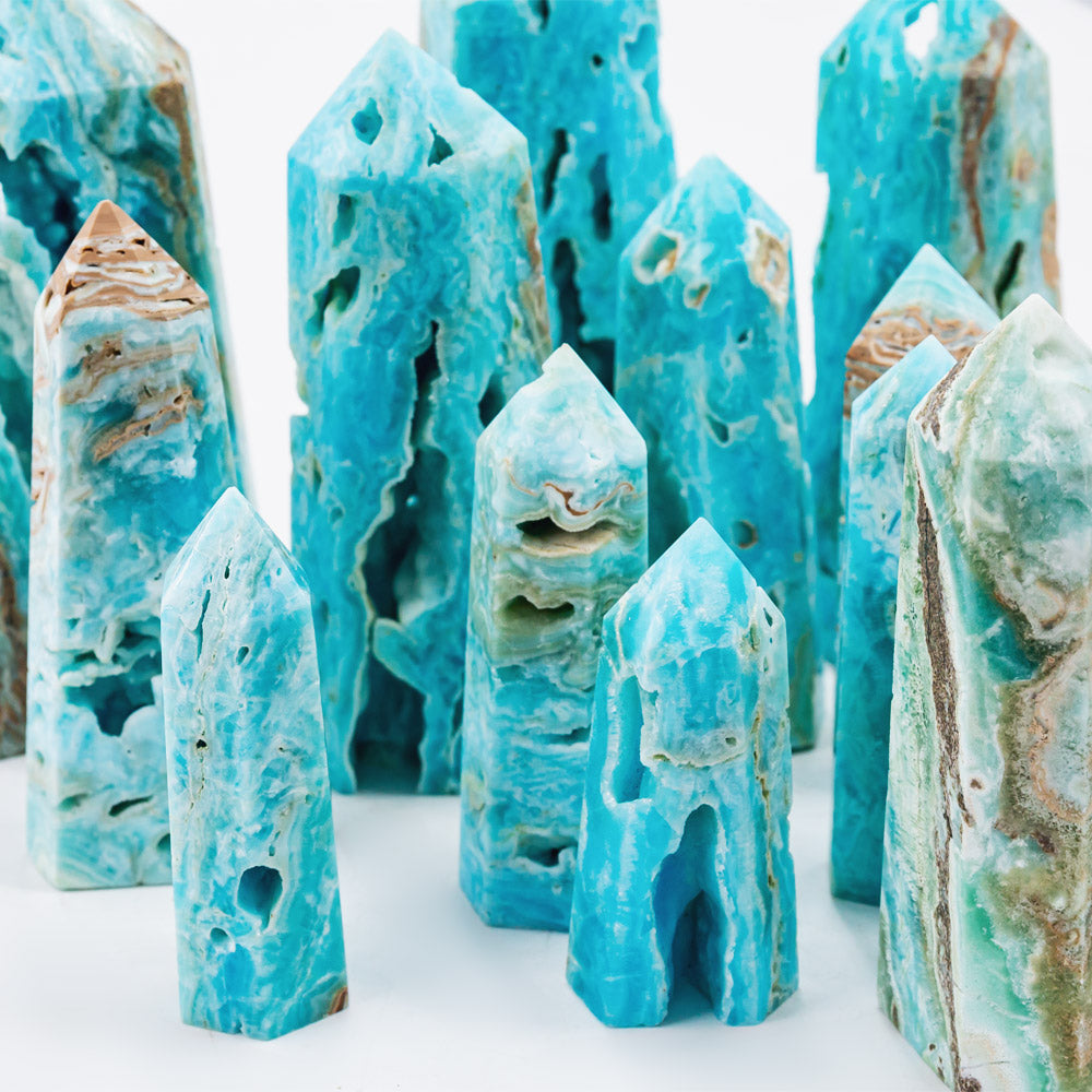 Blue Aragonite Point