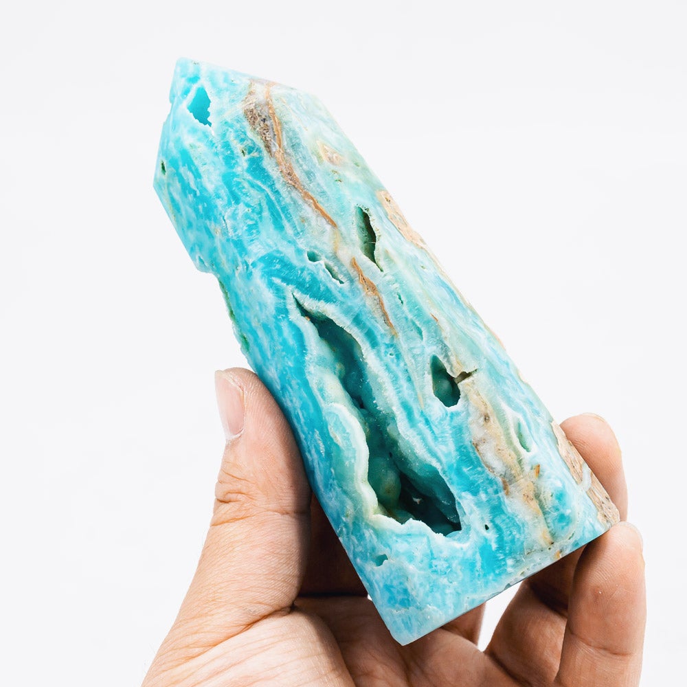 Blue Aragonite Point