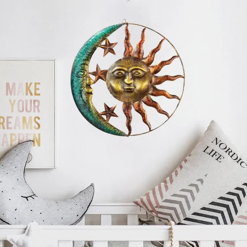 Sun Moon Face Wall Decor