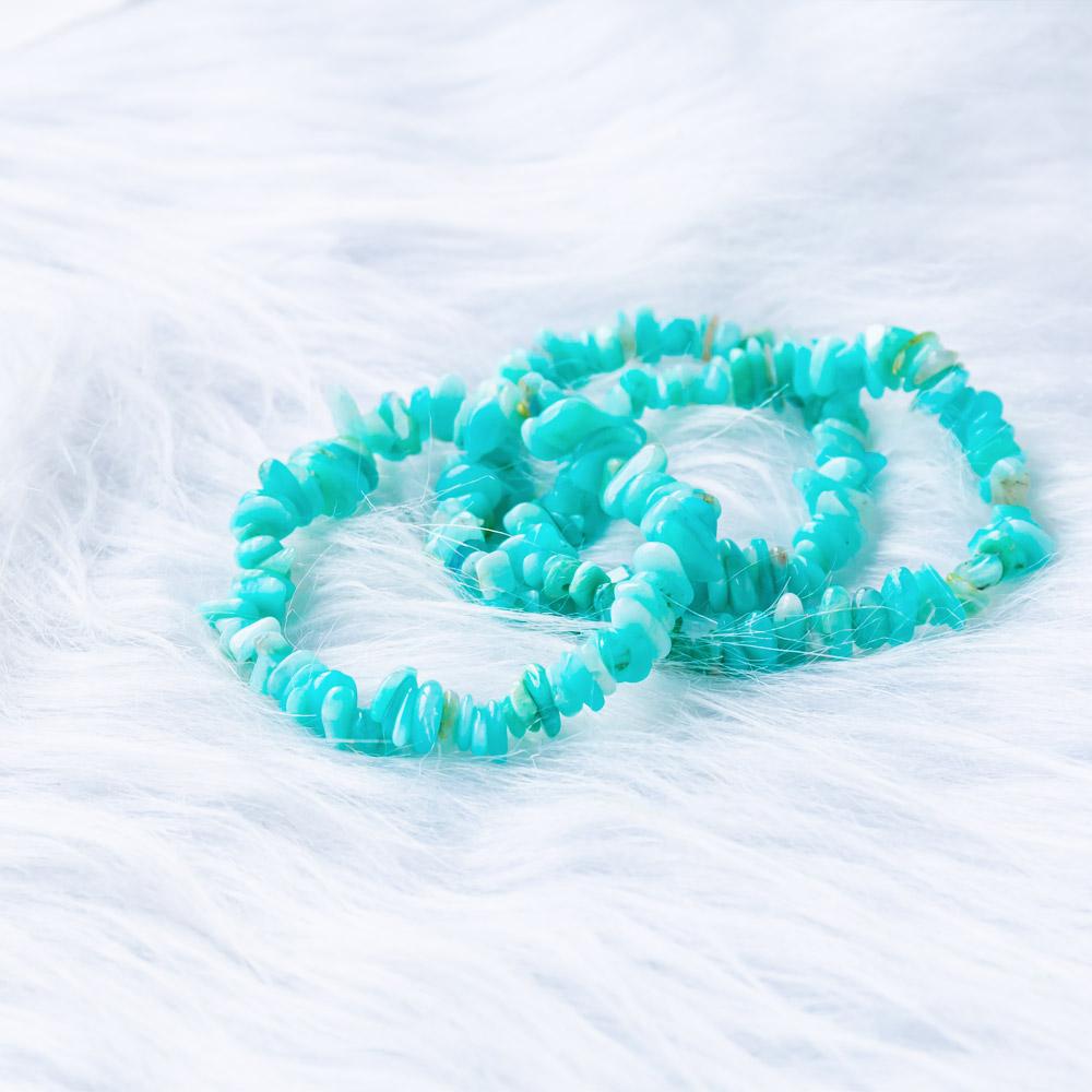 【Chips Bracelet 】Amazonite