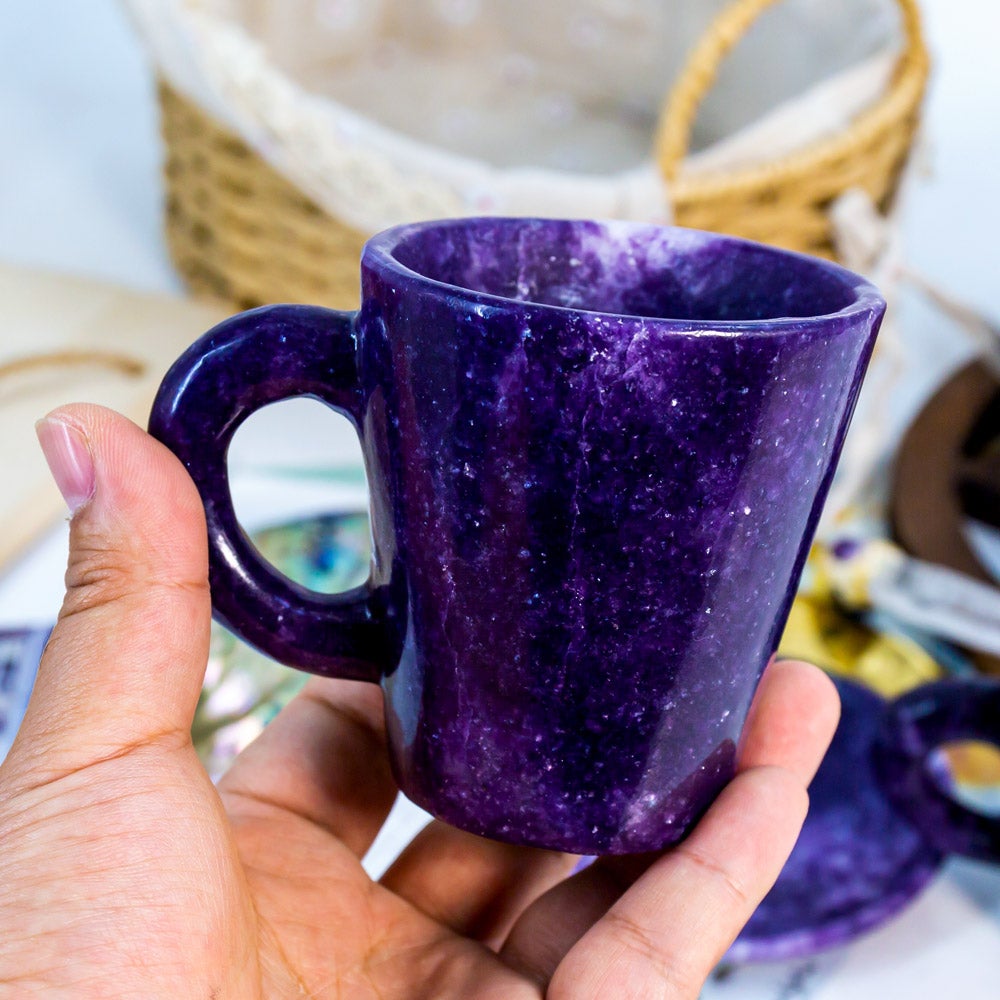 Lepidolite mug/cup