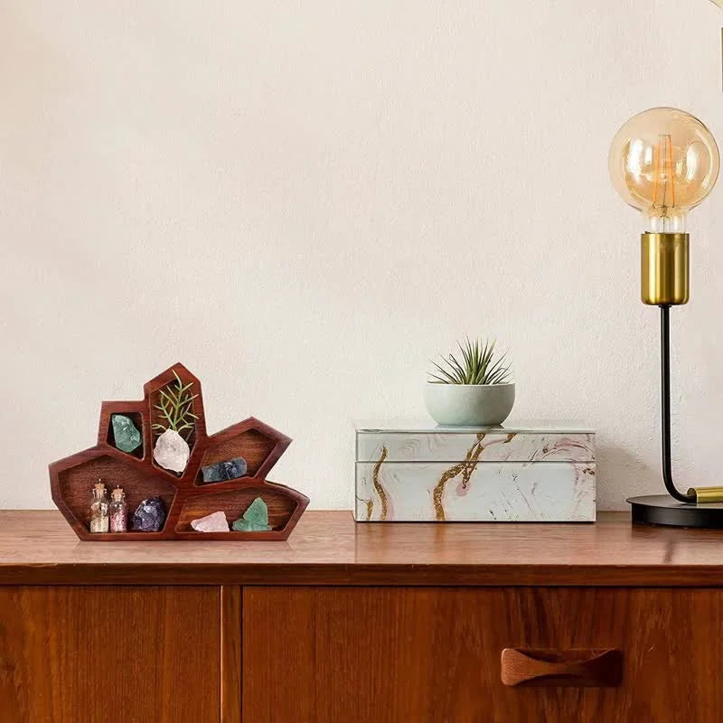 Gothic Irregular Brown Crystal Shelf