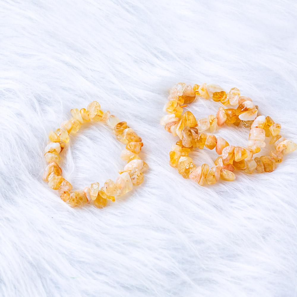 【Chips Bracelet 】Citrine