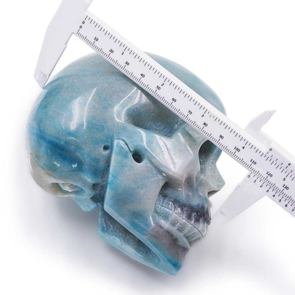 Trolleite Hollow Out Carving Skull