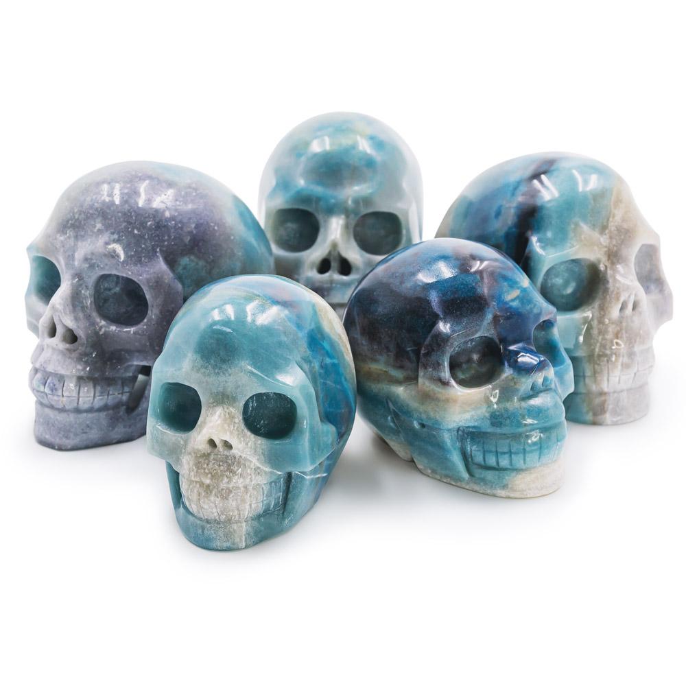 Trolleite Hollow Out Carving Skull