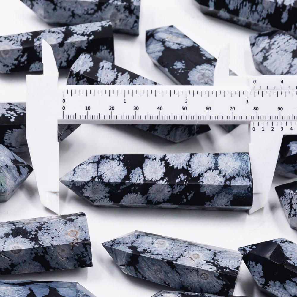 Snowflake Obsidian Point