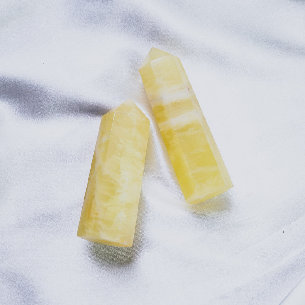 Lemon Calcite Point