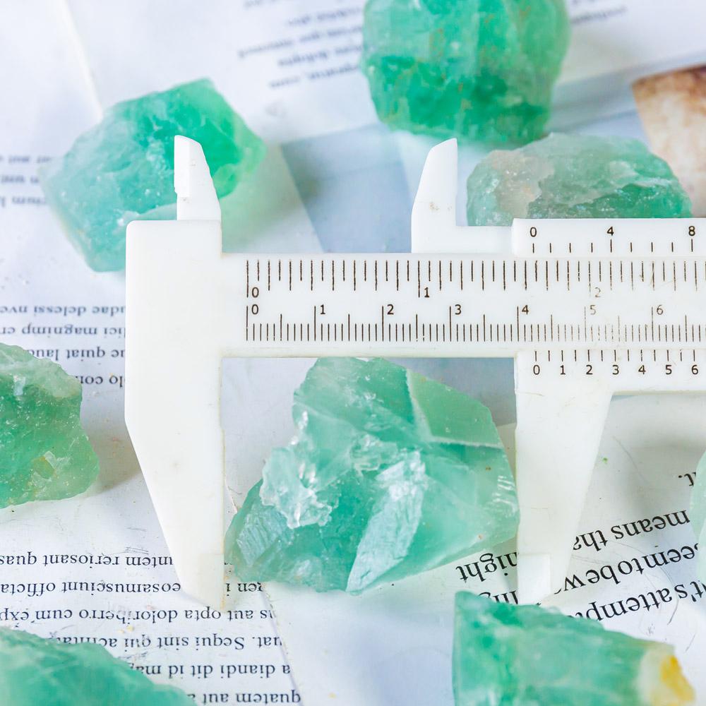 Green fluorite raw