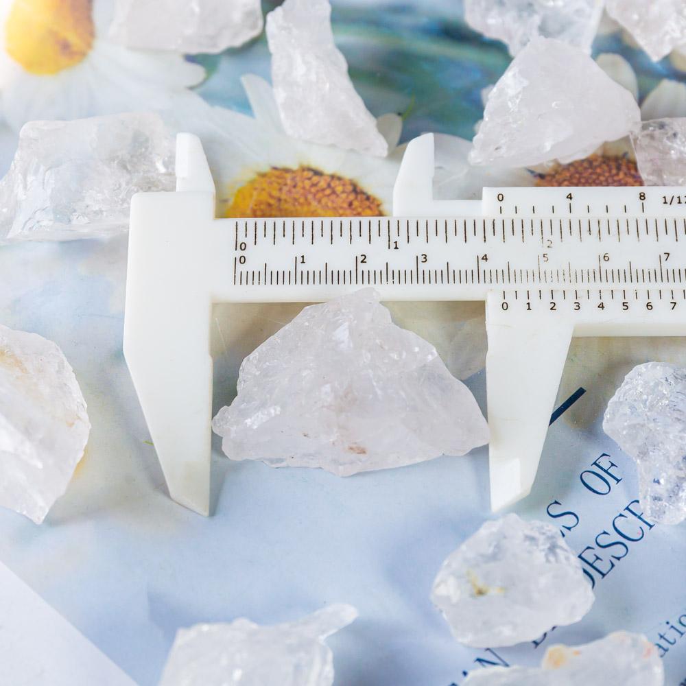 Clear quartz raw stone