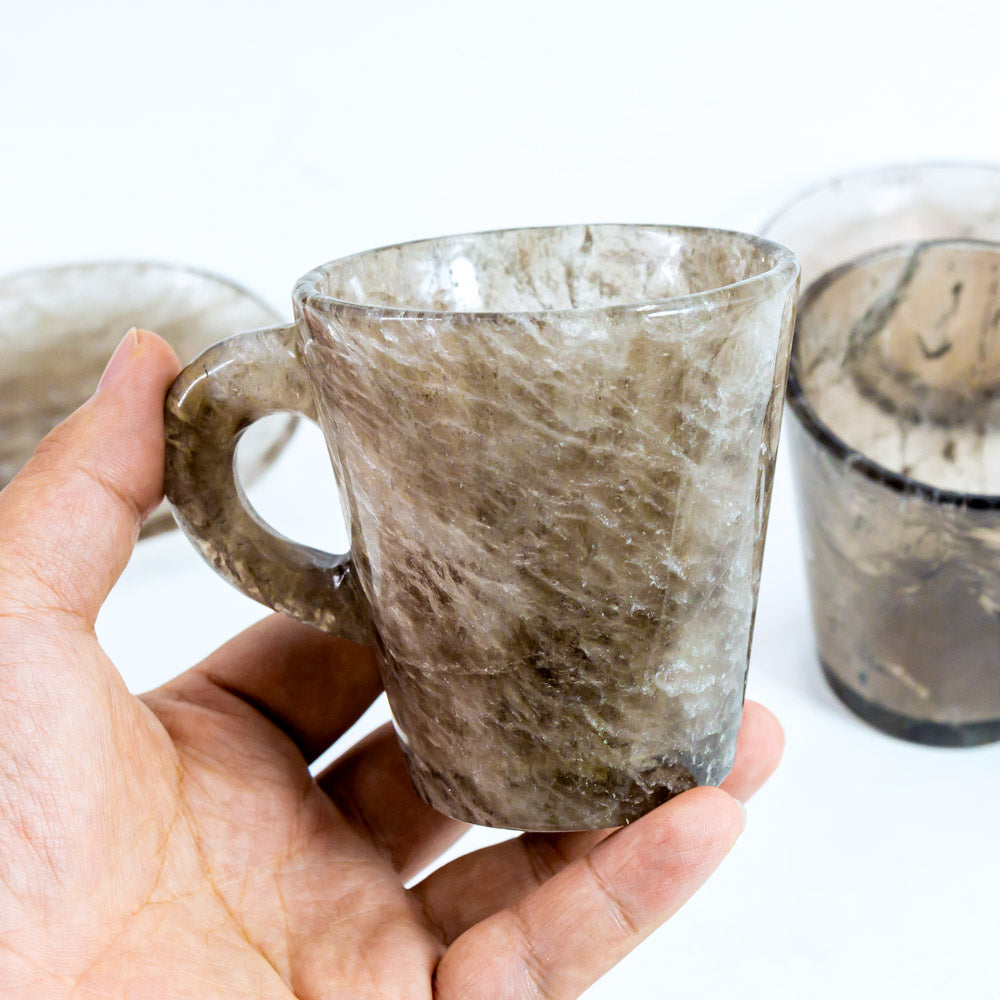 Smoky quartz mug/cup