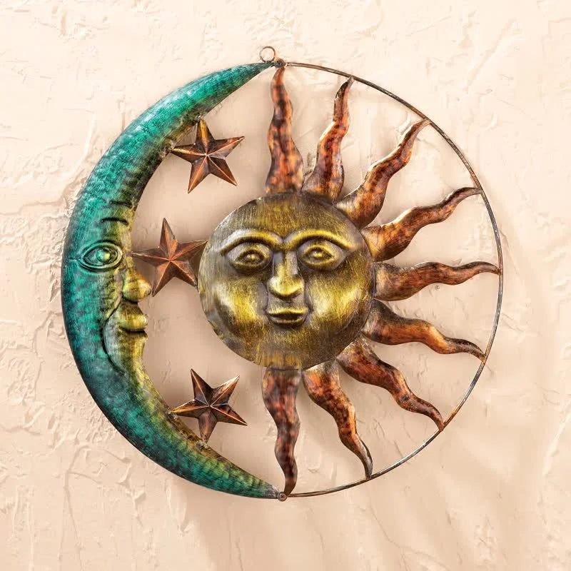 Sun Moon Face Wall Decor