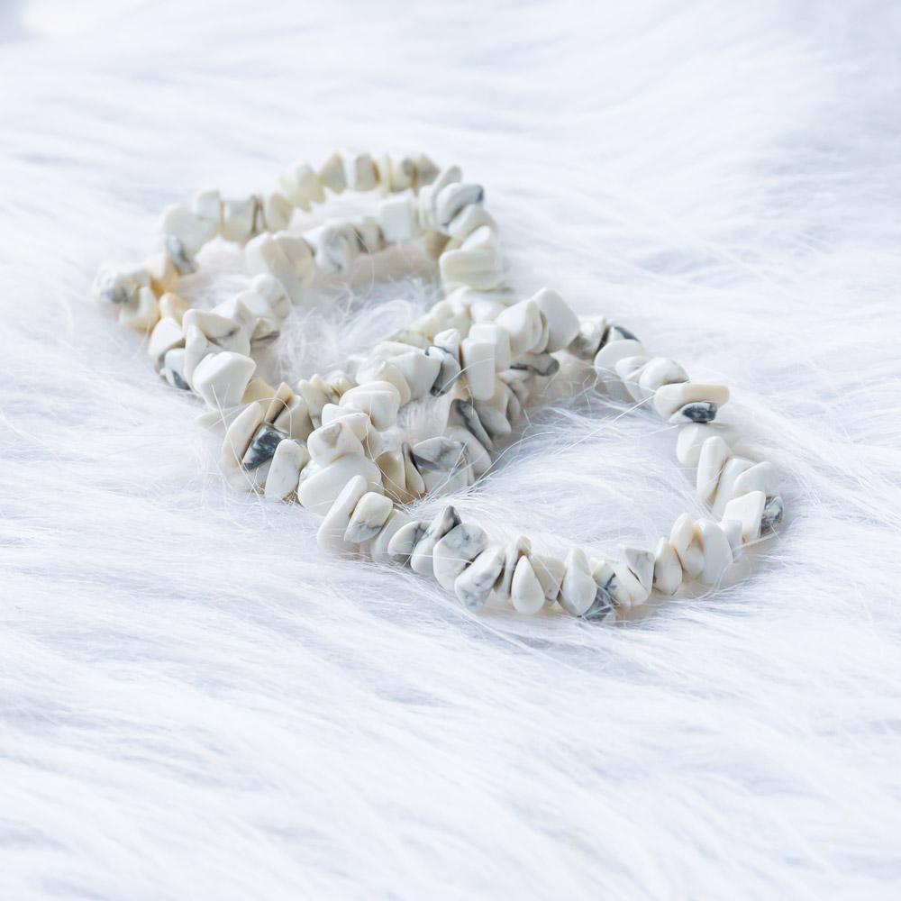 【Chips Bracelet 】Howlite