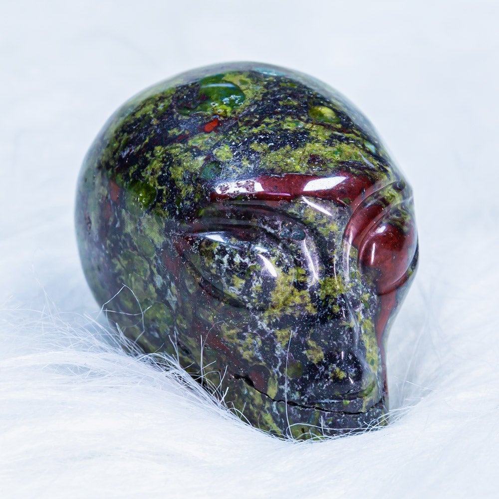 2" Crystal Alien Skull