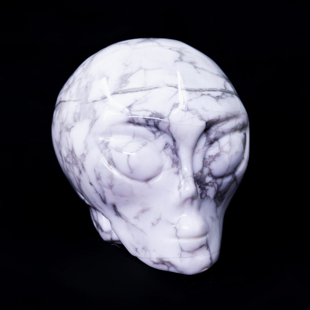 2" Crystal Alien Skull