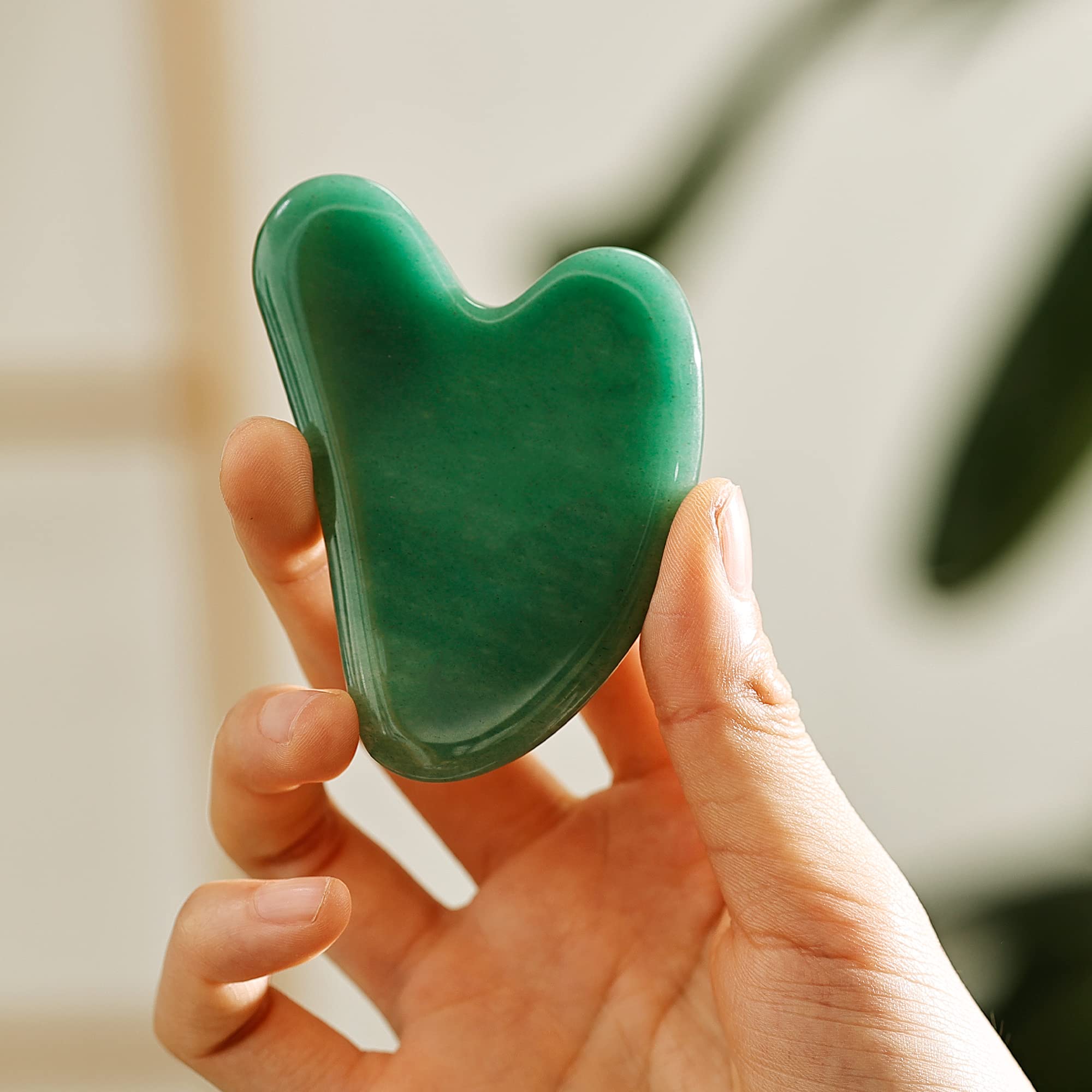 Azure Green-Gua Sha Face Massager