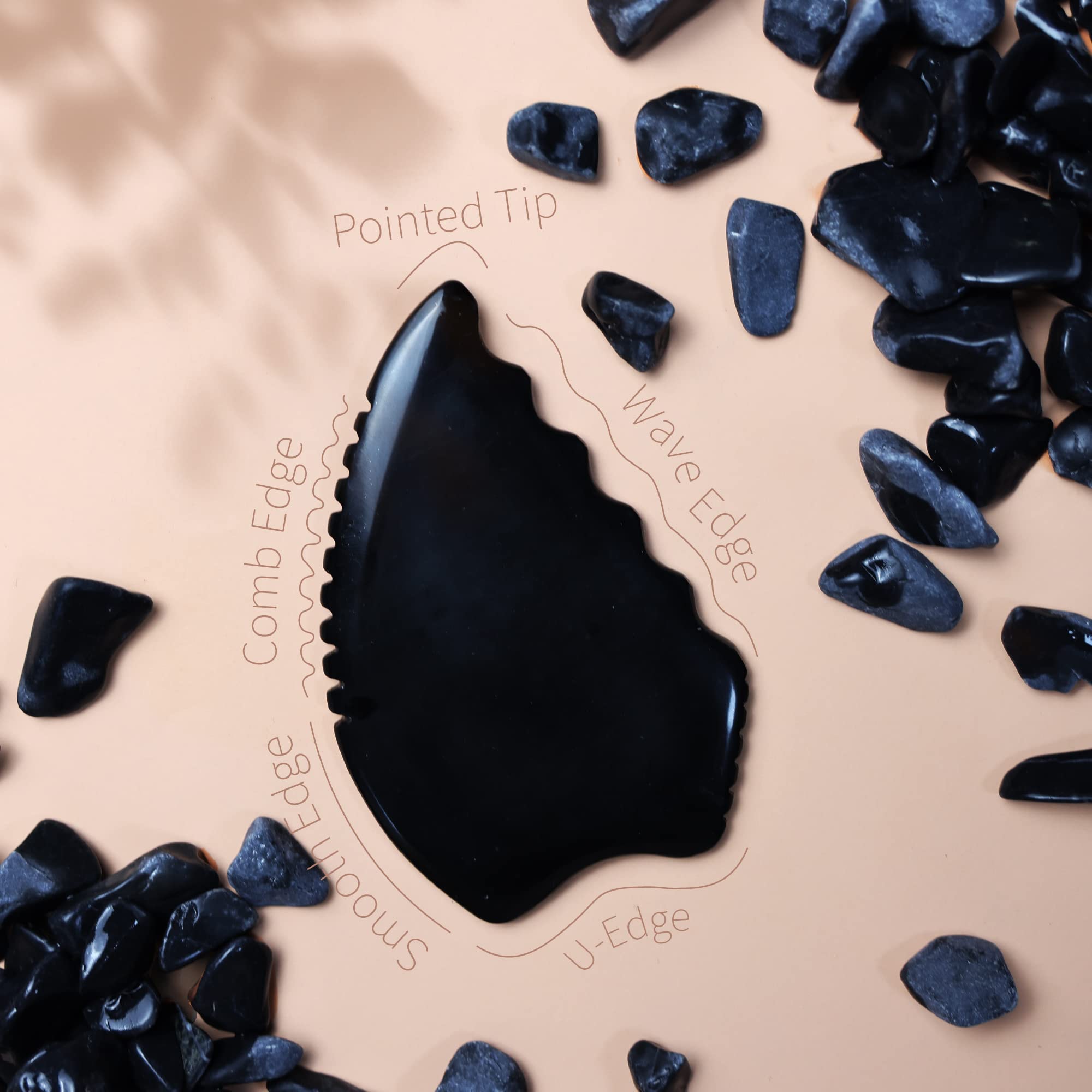 obsidian-Gua Sha Face Massager