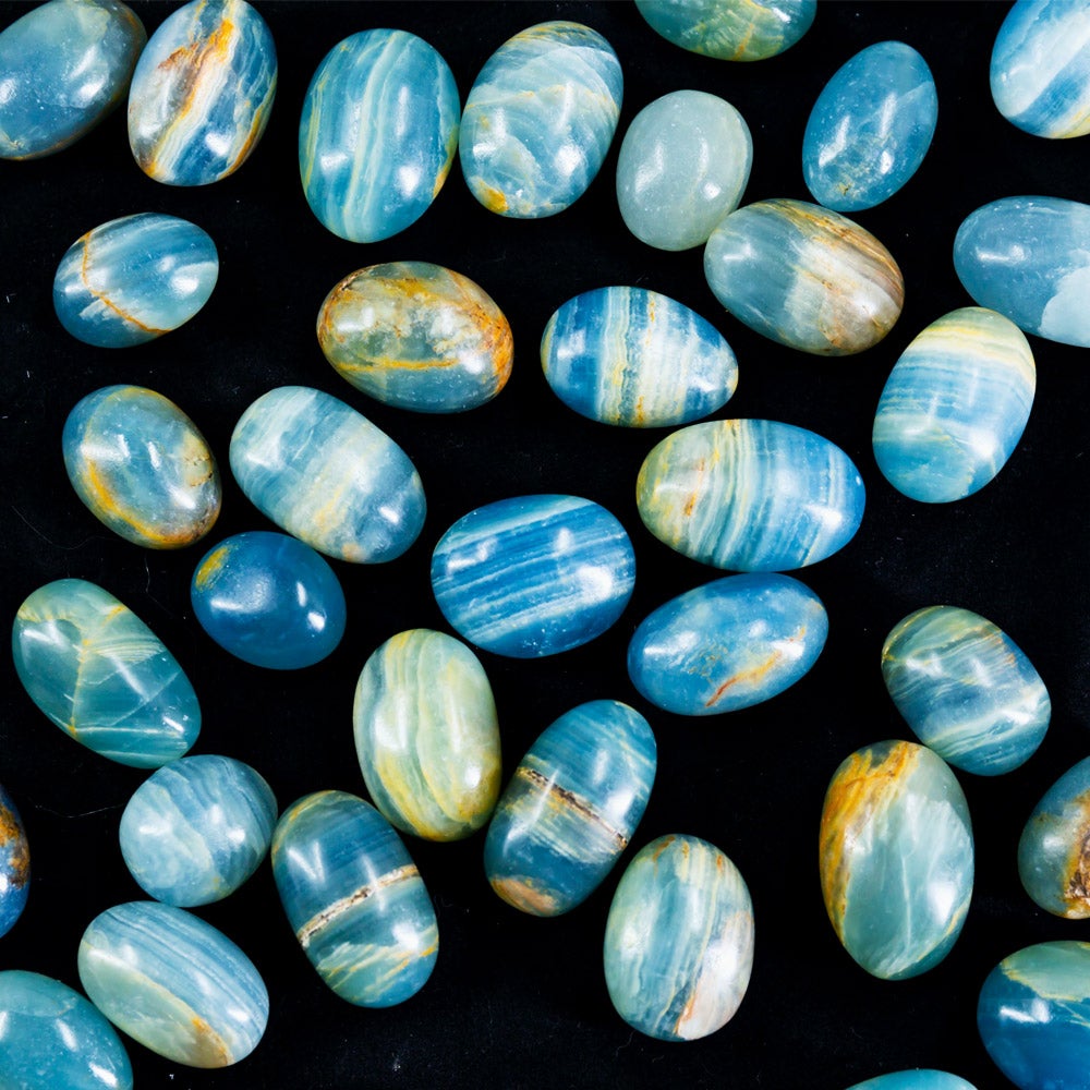 Blue Onyx Tumbled Stone